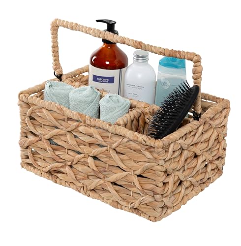 Honey-Can-Do Mehrzweck-Weidenkorb mit 3 Fächern, mit Griff, naturfarben, STO-09844 Natur von Honey-Can-Do