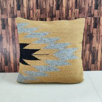 Handgewebter Strukturierter Kissenbezug Aus 100% Baumwolle 45x45 cm Boho von HoneyBeeHomeNLiving