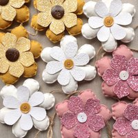 Gänseblümchen, Sonnenblume, Azalee Blumengirlande von HoneyBeesNDaisies