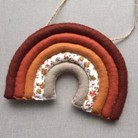 Herbst Regenbogen Wandbehang von HoneyBeesNDaisies