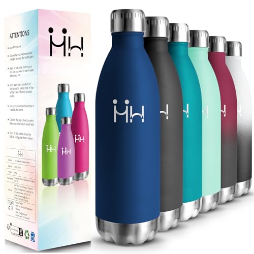 HoneyHolly Edelstahl Trinkflasche, 1L Thermosflasche, BPA-Frei, Trinkflasche Sport, Auslaufsicher Wasserflasche, Trinkflasche Kohlensäure Geeignet, Thermoskanne für Gym, Fitness, Fahrrad HoneyHolly Edelstahl Trinkflasche, 1L Thermosflasche, BPA-Frei, Trinkflasche Sport, Auslaufsicher Wasserflasche, Trinkflasche Kohlensäure Geeignet, Thermoskanne für Gym, Fitness, Fahrrad von HoneyHolly