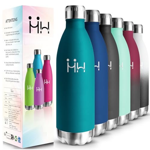 HoneyHolly Edelstahl Trinkflasche, 1L Thermosflasche, BPA-Frei, Trinkflasche Sport, Auslaufsicher Wasserflasche, Trinkflasche Kohlensäure Geeignet, Thermoskanne für Gym, Fitness, Fahrrad HoneyHolly Edelstahl Trinkflasche, 1L Thermosflasche, BPA-Frei, Trinkflasche Sport, Auslaufsicher Wasserflasche, Trinkflasche Kohlensäure Geeignet, Thermoskanne für Gym, Fitness, Fahrrad von HoneyHolly