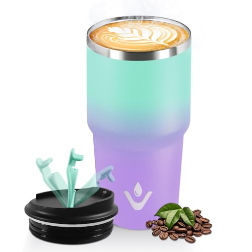 HoneyHolly Thermobecher 600 ml, Wiederverwendbar, Edelstahl Kaffeebecher-to-go Thermo, Auslaufsicher, Doppelwandiger Trinkbecher, Isolierbecher, Travel Mug für Heißen Kaffee, Tee und Kalte Getränke HoneyHolly Thermobecher 600 ml, Wiederverwendbar, Edelstahl Kaffeebecher-to-go Thermo, Auslaufsicher, Doppelwandiger Trinkbecher, Isolierbecher, Travel Mug für Heißen Kaffee, Tee und Kalte Getränke von HoneyHolly