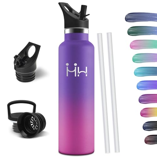 HoneyHolly Trinkflasche 1L, BPA-Frei, Trinkflasche Edelstahl, Thermosflasche, Auslaufsichere Isolierflasche Doppelwandig, Wasserflasche, Thermoskanne, mit Strohhalm, Trinkflasche Kohlensäure Geeignet HoneyHolly Trinkflasche 1L, BPA-Frei, Trinkflasche Edelstahl, Thermosflasche, Auslaufsichere Isolierflasche Doppelwandig, Wasserflasche, Thermoskanne, mit Strohhalm, Trinkflasche Kohlensäure Geeignet von HoneyHolly
