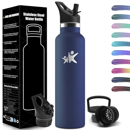 HoneyHolly Trinkflasche 1L, BPA-Frei, Trinkflasche Edelstahl, Thermosflasche, Auslaufsichere Isolierflasche Doppelwandig, Wasserflasche, Thermoskanne, mit Strohhalm, Trinkflasche Kohlensäure Geeignet HoneyHolly Trinkflasche 1L, BPA-Frei, Trinkflasche Edelstahl, Thermosflasche, Auslaufsichere Isolierflasche Doppelwandig, Wasserflasche, Thermoskanne, mit Strohhalm, Trinkflasche Kohlensäure Geeignet von HoneyHolly
