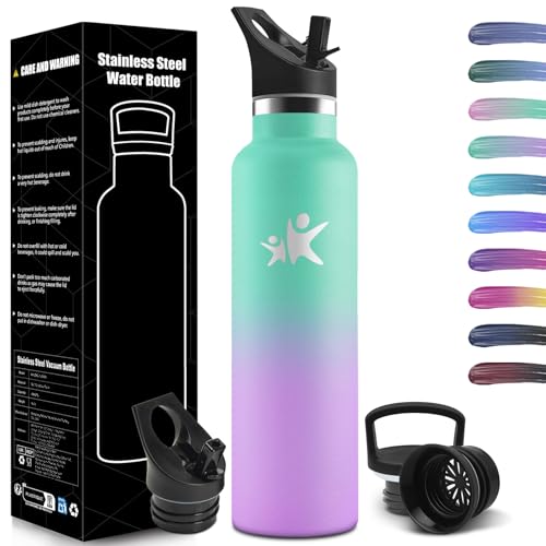HoneyHolly Trinkflasche 1L, BPA-Frei, Trinkflasche Edelstahl, Thermosflasche, Auslaufsichere Isolierflasche Doppelwandig, Wasserflasche, Thermoskanne, mit Strohhalm, Trinkflasche Kohlensäure Geeignet HoneyHolly Trinkflasche 1L, BPA-Frei, Trinkflasche Edelstahl, Thermosflasche, Auslaufsichere Isolierflasche Doppelwandig, Wasserflasche, Thermoskanne, mit Strohhalm, Trinkflasche Kohlensäure Geeignet von HoneyHolly