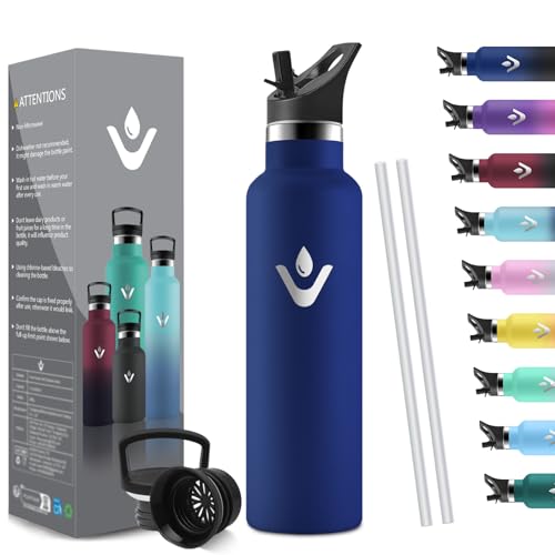HoneyHolly Trinkflasche Edelstahl, 750 ML BPA-Frei, Thermosflasche, Auslaufsichere Isolierflasche Doppelwandig, Wasserflasche, Thermobecher mit Strohhalm, Trinkflasche Kohlensäure Geeignet HoneyHolly Trinkflasche Edelstahl, 750 ML BPA-Frei, Thermosflasche, Auslaufsichere Isolierflasche Doppelwandig, Wasserflasche, Thermobecher mit Strohhalm, Trinkflasche Kohlensäure Geeignet von HoneyHolly