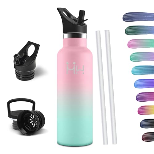 HoneyHolly Trinkflasche Edelstahl, 750 ML BPA-Frei, Thermosflasche, Auslaufsichere Isolierflasche Doppelwandig, Wasserflasche, Thermoskanne, mit Strohhalm, Trinkflasche Kohlensäure Geeignet HoneyHolly Trinkflasche Edelstahl, 750 ML BPA-Frei, Thermosflasche, Auslaufsichere Isolierflasche Doppelwandig, Wasserflasche, Thermoskanne, mit Strohhalm, Trinkflasche Kohlensäure Geeignet von HoneyHolly