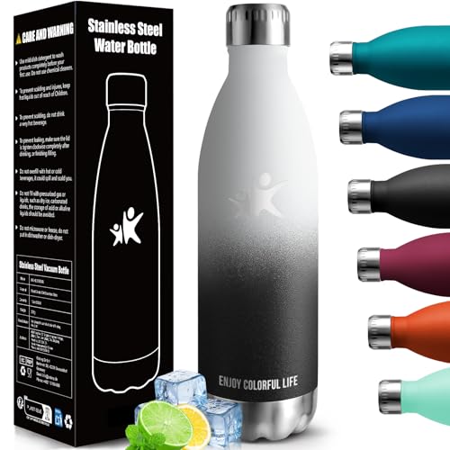 HoneyHolly Trinkflasche Edelstahl, Thermosflasche 1000ML, BPA-frei Auslaufsichere Vakuum Isolierte, Wasserflasche, Doppelwandige Thermoskanne für Fahrrad, Reisen, Sport, Yoga, Camping, Fahrrad von HoneyHolly