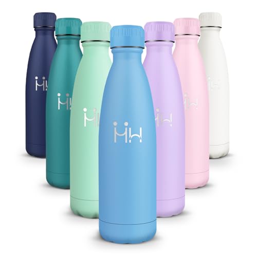 HoneyHolly Trinkflasche Edelstahl, Trinkflasche Kinder, 500ML BPA-frei, Thermosflasche, Wasserflasche Doppelwandig, Trinkflasche Kohlensäure Geeignet, Trinkflasche Sport für Fitness, Gym, Fahrrad HoneyHolly Trinkflasche Edelstahl, Trinkflasche Kinder, 500ML BPA-frei, Thermosflasche, Wasserflasche Doppelwandig, Trinkflasche Kohlensäure Geeignet, Trinkflasche Sport für Fitness, Gym, Fahrrad von HoneyHolly
