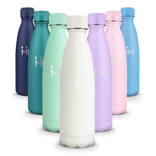 HoneyHolly Trinkflasche Edelstahl, Trinkflasche Kinder, 500ML BPA-frei, Thermosflasche, Wasserflasche Doppelwandig, Trinkflasche Kohlensäure Geeignet, Trinkflasche Sport für Fitness, Gym, Fahrrad HoneyHolly Trinkflasche Edelstahl, Trinkflasche Kinder, 500ML BPA-frei, Thermosflasche, Wasserflasche Doppelwandig, Trinkflasche Kohlensäure Geeignet, Trinkflasche Sport für Fitness, Gym, Fahrrad von HoneyHolly