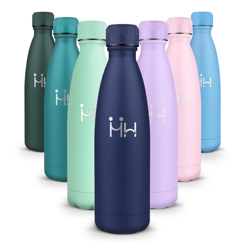 HoneyHolly Trinkflasche Edelstahl, Trinkflasche Kinder, 500ML BPA-frei, Thermosflasche, Wasserflasche Doppelwandig, Trinkflasche Kohlensäure Geeignet, Trinkflasche Sport für Fitness, Gym, Fahrrad HoneyHolly Trinkflasche Edelstahl, Trinkflasche Kinder, 500ML BPA-frei, Thermosflasche, Wasserflasche Doppelwandig, Trinkflasche Kohlensäure Geeignet, Trinkflasche Sport für Fitness, Gym, Fahrrad von HoneyHolly
