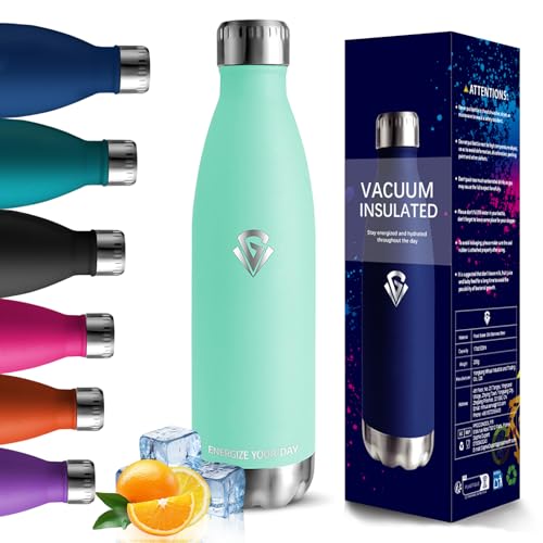 Trinkflasche Edelstahl - 750ml - Thermosflasche, BPA-Frei Wasserflasche, Auslaufsicher Trinkflasche Sport, Trinkflasche Kohlensäure Geeignet, Edelstahl Flasche, Thermoskanne für Radfahren, Fitness Trinkflasche Edelstahl - 750ml - Thermosflasche, BPA-Frei Wasserflasche, Auslaufsicher Trinkflasche Sport, Trinkflasche Kohlensäure Geeignet, Edelstahl Flasche, Thermoskanne für Radfahren, Fitness von HoneyHolly