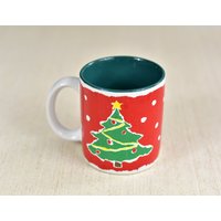 Vintage Weihnachtsbaum Kaffeebecher K.i.c. Urlaub Decor von HoneyQueenBee