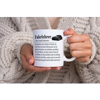 Fahrlehrer Tasse Beidseitig Bedruckt Mit Namen Personalisierbar, Geschenk Fahrlehrerin, Fahrprüfung Bestanden, Dankeschön, Fahrschule von HoneybeeWelt