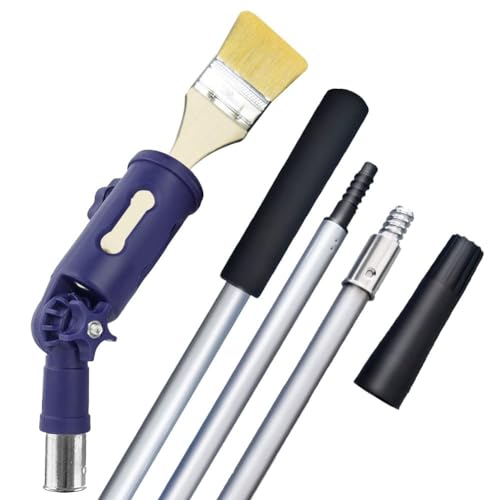 39 Zoll/1M lange Teleskopstange Bürstenhalter + Teleskopstab 100cm, Bürstenhalter und Verlängerungs-Adapter | Teleskopstab für Farbroller Malerrollen Farbwalzen 39 Zoll/1M lange Teleskopstange Bürstenhalter + Teleskopstab 100cm, Bürstenhalter und Verlängerungs-Adapter | Teleskopstab für Farbroller Malerrollen Farbwalzen von Honeyhouse
