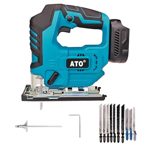 Akku-Pendelhubstichsäge Kompatibel mit makita 18V Akku| Akku Stichsäge für Holz: 65mm. Stahl 6mm. Aluminium 60mm,2-in-1 Universalsäge mit Stich- & Säbelsäge & Schneller Umstellung (Ohne Akku) von Honeyhouse