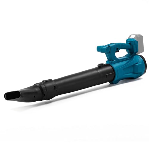 Professional Akku-Laubbläser für Makita 18V, Makita Akku Gebläse Akku-Laubsauger (Luftgeschwindigkeit 27-50m/s, Luftmenge 5.8-10 m³/min,ohne Akkus und Ladegerät), für Säubern im Außenbereich von Honeyhouse