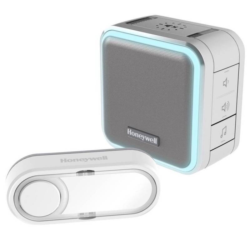 Honeywell Smart Home Türklingel Funk-Gong-Set mit Klingeltaster DC515SG von Honeywell