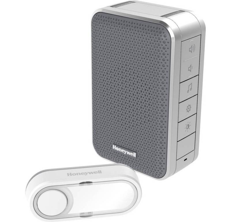 Honeywell Smart Home Türklingel Funk-Gong-Set mit Klingeltaster DC313SG von Honeywell