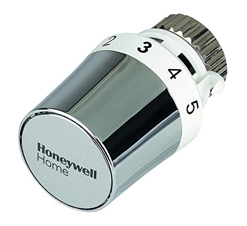 Honeywell Home Heizkörper Thermostatkopf Thera-5, M30 x 1,5-Anschluss, mit Nullstellung, weiß/verchromt von Honeywell