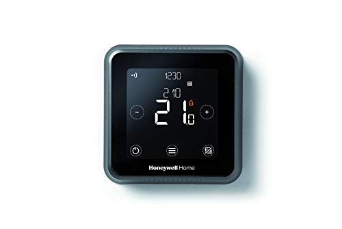 Honeywell Home Y6R910WF6042 Lyric T6 Wi-Fi Raumthermostat und verdrahtete Empfängerbox, Wandmontage, Schwarz von Honeywell Home