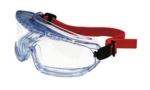 Honeywell 1006192 V-Maxx Indirect Ventilation Goggle Textile Strap Clear PC Anti-Scratch Lens von Honeywell