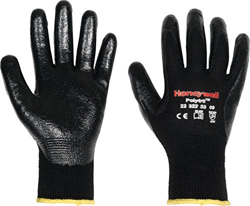 Honeywell 2232233-08 Polytril Mix Handschuhe, gute Fingerfertigkeit und hohe Präzision, EN 388 4232, Größe 8 (Packung mit 10 Paar) von Honeywell
