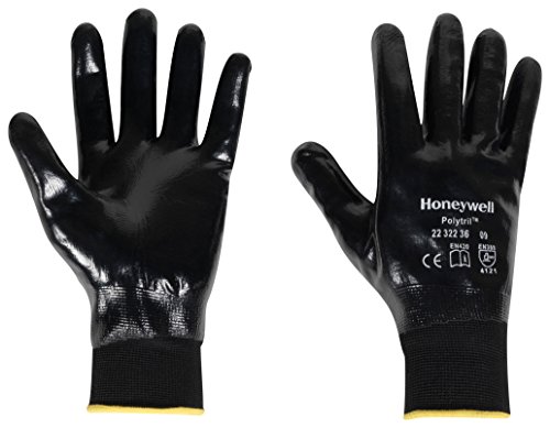 Honeywell 2232236 Polytril Top Polyamid-Strickhandschuhe für allgemeine Zwecke, feine Handhabung bei öligen oder fettigen Bedingungen, Größe 7, 2232236-07 (Packung mit 10 Paar) von Honeywell