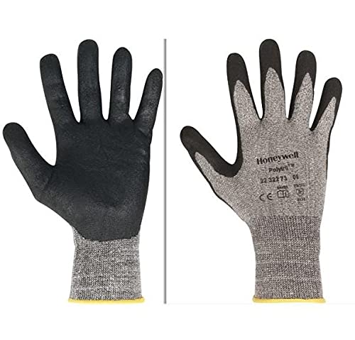 Honeywell 2232273-08 Polytril Air Comfort Allzweckhandschuhe, feine Handlinie in öliger Umgebung, entspricht EN 388 4121, Größe 8 (10 Paar) von Honeywell