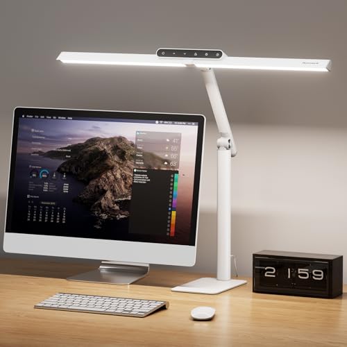 Honeywell LED Schreibtischlampe mit Basis - HJ1WT Sunturalux Augenschonende Architekten Schreibtischlampe für Home Office, 1200LM Computerschreibtischlampe 4 Farbmodi mit Timer,Weiß Honeywell LED Schreibtischlampe mit Basis - HJ1WT Sunturalux Augenschonende Architekten Schreibtischlampe für Home Office, 1200LM Computerschreibtischlampe 4 Farbmodi mit Timer,Weiß von Honeywell