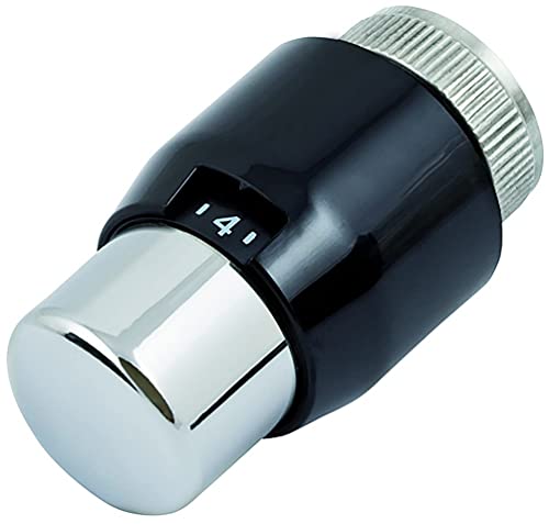 Honeywell Thera 200 Design Thermostatkopf chrom schwarz weiß gebürstet M30 x 1,5 