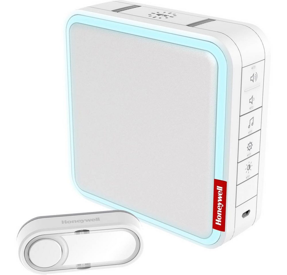 Honeywell Smart Home Türklingel Funk-Gong-Set mit Klingeltaster DC917S von Honeywell