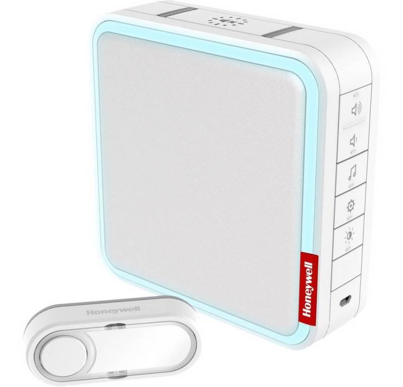 Honeywell Smart Home Türklingel Funk-Gong-Set mit Klingeltaster DC917S von Honeywell