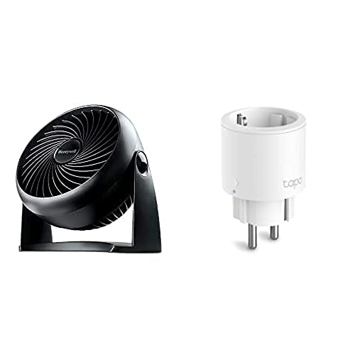 Honeywell TurboForce Ventilator+TP-Link Tapo Nano Smart WLAN Steckdose Tapo P115 mit Energieverbrauchskontrolle von Honeywell