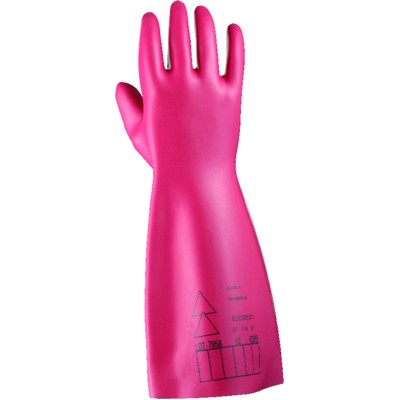 Latexhandschuh ELECTROSOFT LATEX 2091084, Kat. III rot 410mm, Größe 9 von Honeywell