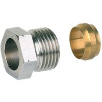 Resideo Verschraubung FIG für Cu-/Stahlrohr, G 1/2" AG, 12mm von Honeywell