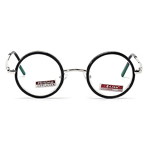 HonFitat Kcasa Retro Round Light Weight Vergrößerung Beste Lesebrille Ermüdungserleichterung - 2,5 von Honfitat