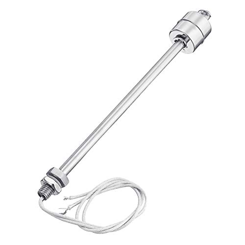 Honfitat Edelstahl-Wasserdurchflussbehälter Vertikaler Schwimmerschalter Flüssigkeitssensor-Füllstandsregler - 150 Mm von Honfitat