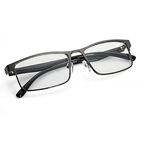 Honfitat Mode Schwarz Kurzsichtige Brille Metall Vollrahmen Myopie Brille - -2.0 von Honfitat