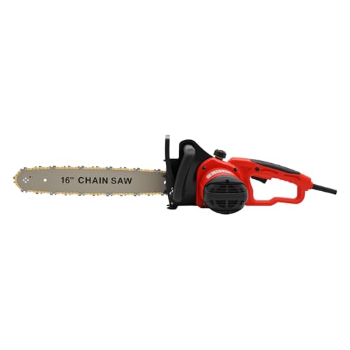 Elektro Kettensäge GH-EC 1835, 1800W Kabelgebundene Elektro-Kettensäge 40cm Schnittlänge 800r/min Drehgeschwindigkeit, Autom. Kettens Chmierung, Werkzeuglose Kettenspannung Elektro Kettensäge GH-EC 1835, 1800W Kabelgebundene Elektro-Kettensäge 40cm Schnittlänge 800r/min Drehgeschwindigkeit, Autom. Kettens Chmierung, Werkzeuglose Kettenspannung von HongKKon