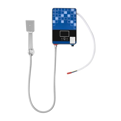 Elektronischer Durchlauferhitzer, 4500W Durchlauferhitzer Dusche Konstantes Elektrisch Warmwasser mit Duschkopf und LED Anzeigen,Tanklose Wassererhitzer für Bädern, Toiletten Elektronischer Durchlauferhitzer, 4500W Durchlauferhitzer Dusche Konstantes Elektrisch Warmwasser mit Duschkopf und LED Anzeigen,Tanklose Wassererhitzer für Bädern, Toiletten von HongKKon