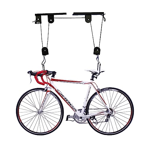 Fahrradlift, Klappbar Universalle Fahrradlift Flaschenzug Vielseitigkeit Fahrrad Deckenhalterung Tragfähigkeit 60Kg, FahrradaufhäNgung Wand für Meisten Fahrräder Fahrradlift, Klappbar Universalle Fahrradlift Flaschenzug Vielseitigkeit Fahrrad Deckenhalterung Tragfähigkeit 60Kg, FahrradaufhäNgung Wand für Meisten Fahrräder von HongKKon