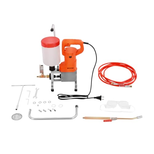 Hochdruck-Verguss-Maschine, 720W 220V Hochdruck Einspritzpumpe 10000Psi Injektionspumpe Vergussmaschine mit Druckmessgerät, für Betonrissabdichtung, Leckage Reparatur Hochdruck-Verguss-Maschine, 720W 220V Hochdruck Einspritzpumpe 10000Psi Injektionspumpe Vergussmaschine mit Druckmessgerät, für Betonrissabdichtung, Leckage Reparatur von HongKKon