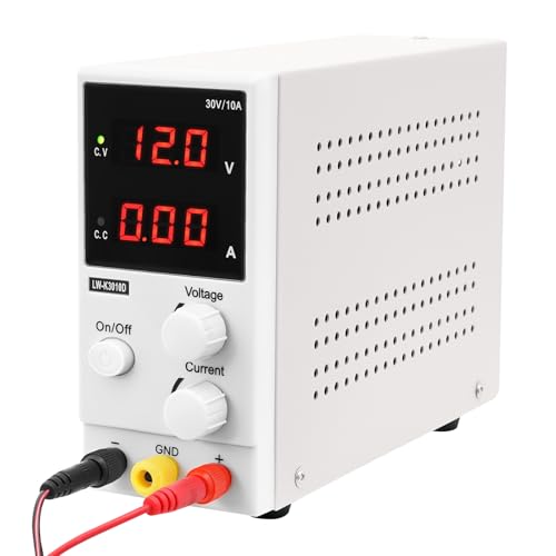 Labornetzteil, 10A 30V Geregelte Stromversorgung DC Labornetzgerät LED-Anzeige, Ausfallsicherer Mechanismus, Labor Netzteil eignet für Forschung und Lehre, Wartung, Tests Labornetzteil, 10A 30V Geregelte Stromversorgung DC Labornetzgerät LED-Anzeige, Ausfallsicherer Mechanismus, Labor Netzteil eignet für Forschung und Lehre, Wartung, Tests von HongKKon
