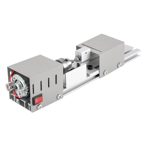 Mini Drehbank 96W, 12-24V Feindrehmaschine 9000Rpm 7 Gang Metall-Fräs-Drehmaschine, Klemmbereich 0.02-0.24 Zoll, Holz-Drehmaschine für Gravieren, Schleifen, Schneiden Mini Drehbank 96W, 12-24V Feindrehmaschine 9000Rpm 7 Gang Metall-Fräs-Drehmaschine, Klemmbereich 0.02-0.24 Zoll, Holz-Drehmaschine für Gravieren, Schleifen, Schneiden von HongKKon