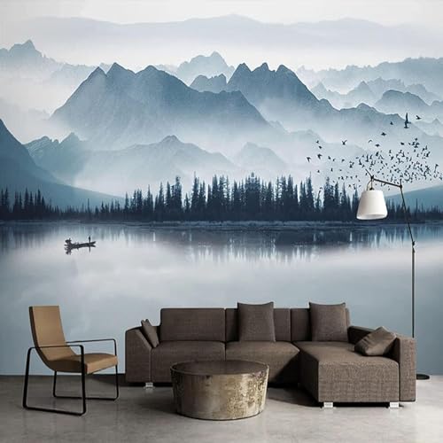 3D Modernes Wandgemälde Dekoration Schlafzimmer Berg Fluss Wald Seeblick Arbeitszimmer Wohnzimmer Büro Hintergrund Wandbilder-150Cm×105Cm 3D Modernes Wandgemälde Dekoration Schlafzimmer Berg Fluss Wald Seeblick Arbeitszimmer Wohnzimmer Büro Hintergrund Wandbilder-150Cm×105Cm von HongYouQi