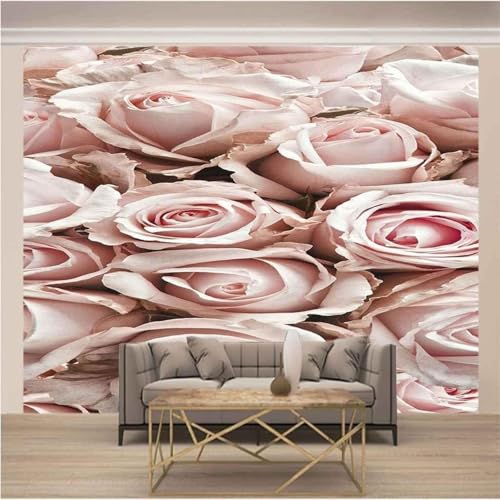 3D Wohnzimmer Wandbild Heimdekoration Rosa Rose Blumenlandschaft Wohnzimmer Schlafzimmer Hintergrund Kunst Tapete-200Cm×140Cm 3D Wohnzimmer Wandbild Heimdekoration Rosa Rose Blumenlandschaft Wohnzimmer Schlafzimmer Hintergrund Kunst Tapete-200Cm×140Cm von HongYouQi