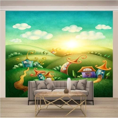 HongYouQi 3D Kreativ Wohnzimmer Dekoration Cartoon Haus Landschaft Kreativ Wohnzimmer Sofa Tv Tapete-250Cm×170Cm HongYouQi 3D Kreativ Wohnzimmer Dekoration Cartoon Haus Landschaft Kreativ Wohnzimmer Sofa Tv Tapete-250Cm×170Cm von HongYouQi
