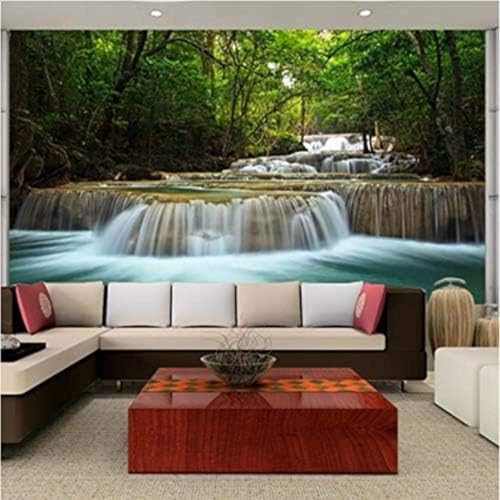 HongYouQi 3D Tapete Wohnzimmer Sofa Woods Bach Landschaft Schlafzimmer Wohnzimmer Moderne Tapete-250Cm×170Cm HongYouQi 3D Tapete Wohnzimmer Sofa Woods Bach Landschaft Schlafzimmer Wohnzimmer Moderne Tapete-250Cm×170Cm von HongYouQi